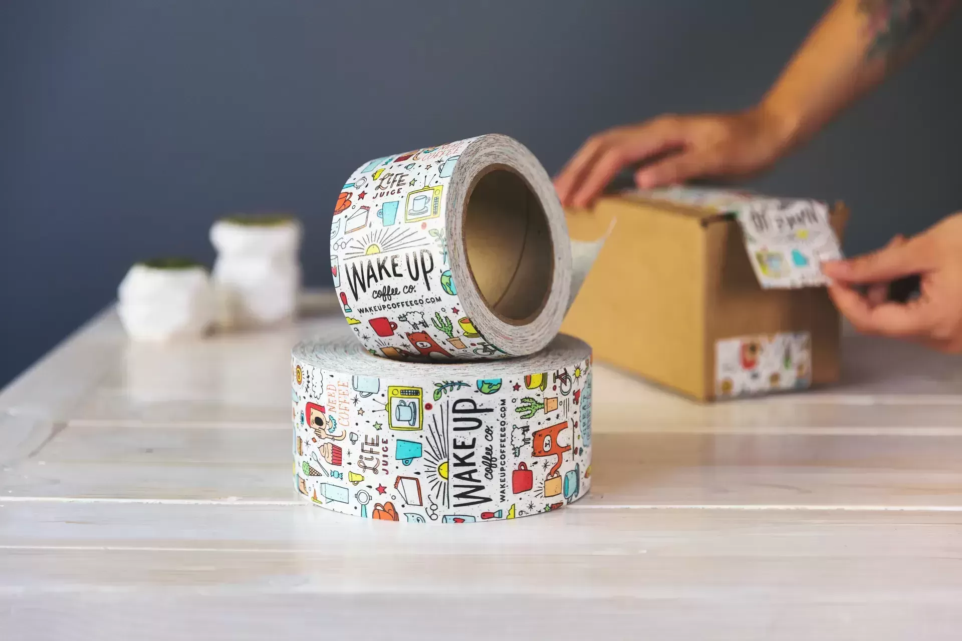 Water Activated Non-Reinforced Kraft Paper Tape For Sale